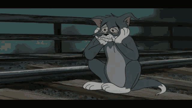 Tom And Jerry Sad GIF