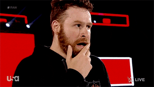 a man with a surprised look on his face is on a tv screen with usa live in the corner