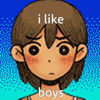 a picture of a girl with the words i like boys