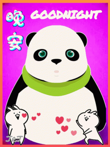 晩安 Goodnight GIF - 晩安 Goodnight Panda GIFs
