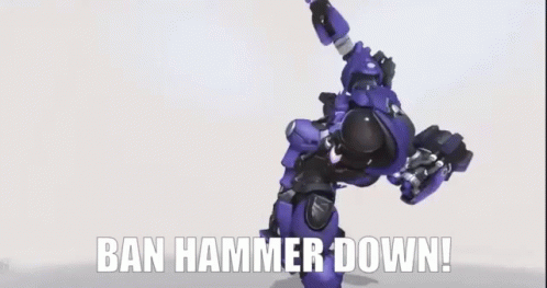 La Gladiators Ban Hammer Down GIF - La Gladiators Ban Hammer Down GIFs