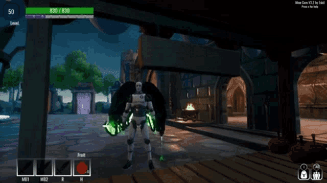 a screenshot of a video game with the words when you spend 149.999 coins on mine core for dagger