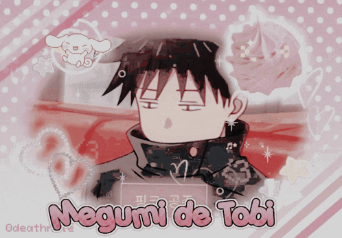 megumi de tobi is the name of the anime character
