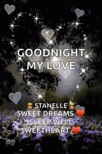 Goodnight My Love Love GIF - Goodnight My Love Love Sparkles GIFs