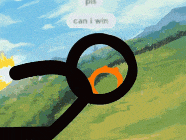 a drawing of a stick figure with the words can i win on the bottom