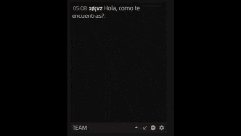 a screenshot of a text message between xnvz and hola