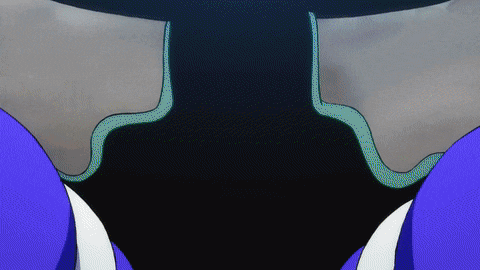 a drawing of a person 's underwear with a blue stripe