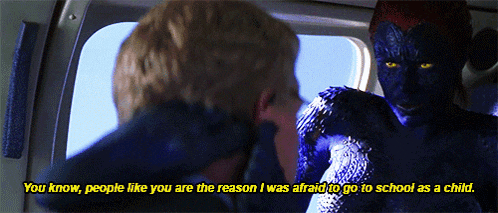 a scene from a movie with a caption that says you know people like you