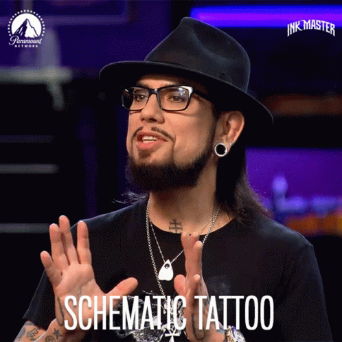Schematic Tatto Dave Navarro GIF - Schematic Tatto Dave Navarro Ink Master GIFs