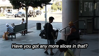 Can I Get A Slice? GIF - Social Experiment GIFs