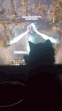 a computer screen displays a video game called silence madame one