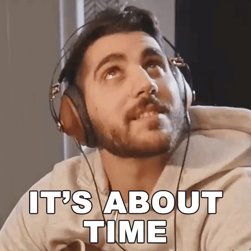 Its About Time Rudy Ayoub GIF - Its About Time Rudy Ayoub Time Has Come GIFs