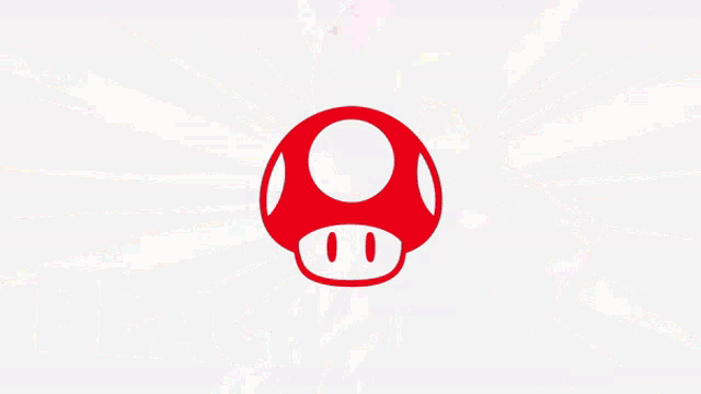 princess peach in a video game with a red mushroom on her head