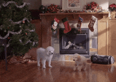 Santa Buddies Breakdancing GIF - Santa Buddies Breakdancing B-dog GIFs