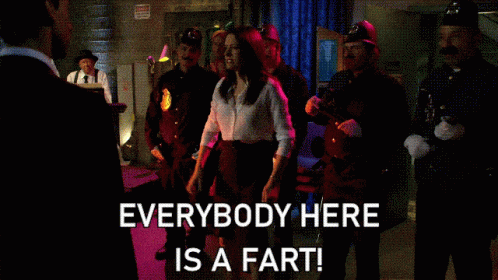 Community Paget Brewster GIF - Community Paget Brewster Fart GIFs