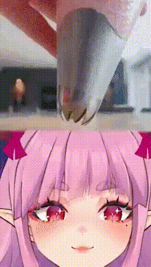 a close up of a person holding a bird and a close up of a girl 's face .