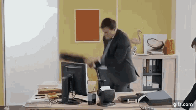 Office Work GIF - Office Work Mad GIFs