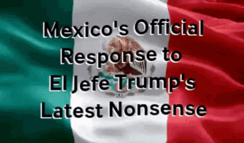 Mexico Mexico Responds To Trump GIF - Mexico Mexico Responds To Trump No Mames GIFs