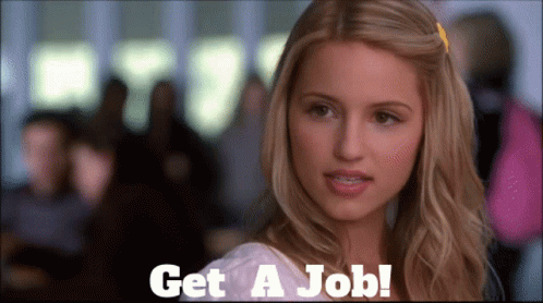 Glee Quinn Fabray GIF - Glee Quinn Fabray Get A Job GIFs