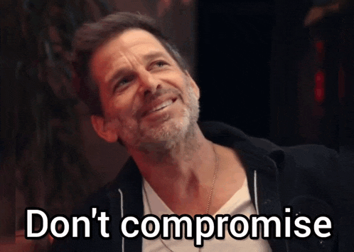 Zack Snyder Don'T Compromise GIF - Zack Snyder Don'T Compromise Compromise GIFs