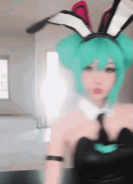 Emiru Hatsune Miku GIF - Emiru Hatsune Miku Bunny Girl GIFs