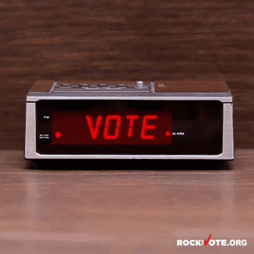 Vote Alarm GIF - Vote Alarm Clock GIFs