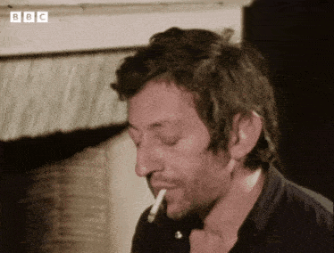 Serge Gainbourg Smoke GIF