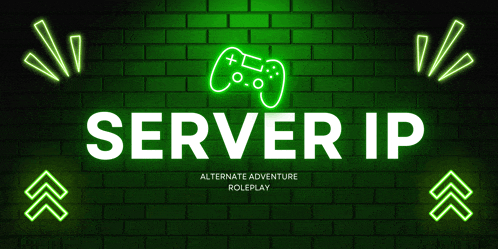 a neon sign that says server ip on it