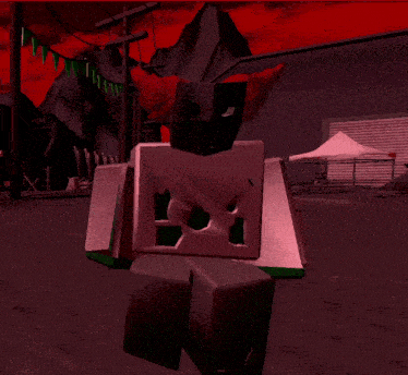a computer generated image of a cartoon character with the letter l on his chest