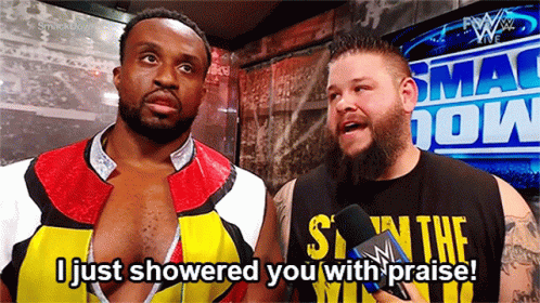 Wwe Kevin Owens GIF - Wwe Kevin Owens I Just Showered You With Praise GIFs