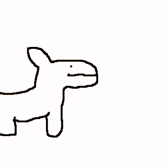 a cartoon drawing of a shark and a squirrel with the word grw written above them