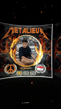 a picture of a man with metallica written on the top