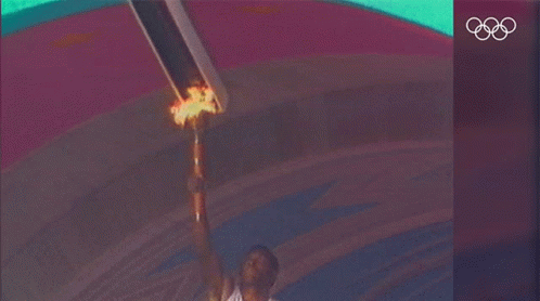 Light The Fire Olympics GIF - Light The Fire Olympics Olympics1984 GIFs