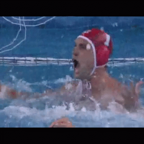 Merrill Moses Water Polo GIF - Merrill Moses Water Polo Screaming GIFs