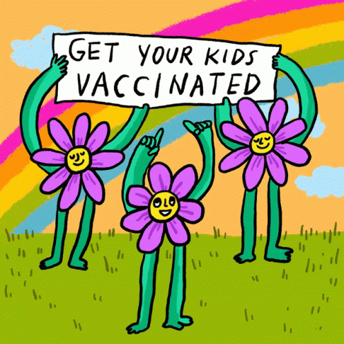 Get Your Kids Vaccinated Virus GIF