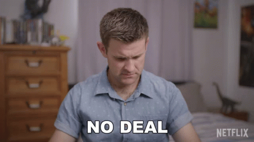 No Deal Mark GIF - No Deal Mark Love On The Spectrum GIFs