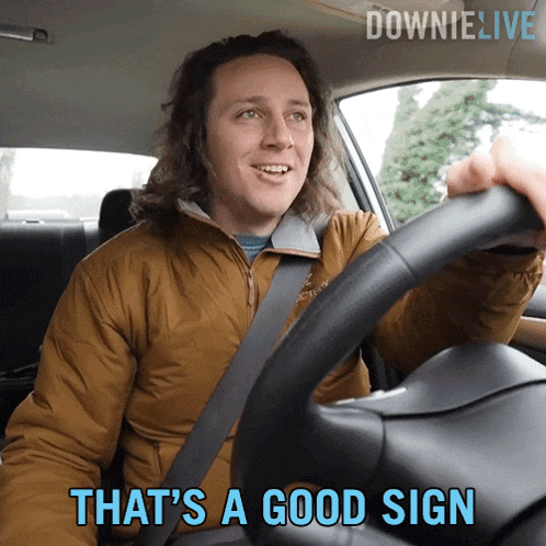 Thats A Good Sign Michael Downie GIF - Thats A Good Sign Michael Downie Downielive GIFs