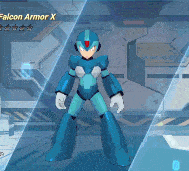 Falcon Armor X Megaman X GIF - Falcon Armor X Megaman X X Dive GIFs