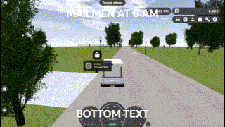 a screenshot of a game that says mailmen at 6am