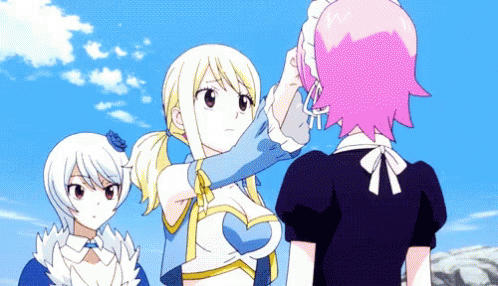 Fairy Tail Flick GIF - Fairy Tail Flick Finger GIFs