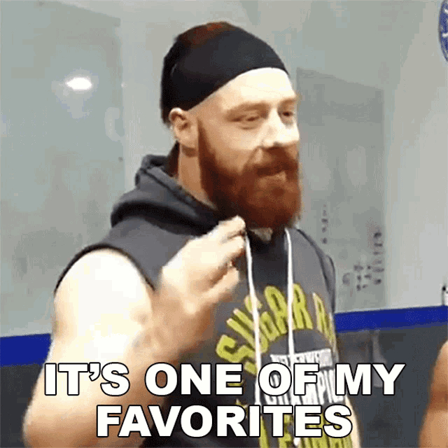 Its One Of My Favorites Sheamus GIF - Its One Of My Favorites Sheamus Celtic Warrior Workouts GIFs