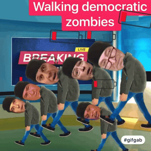 Walking Democratic GIF - Walking Democratic Zombie GIFs