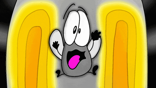 a cartoon frog with a surprised look on his face
