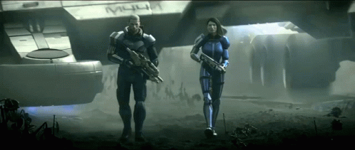 Commander Shepard Mass Effect3 GIF - Commander Shepard Mass Effect3 Ready To Fight GIFs