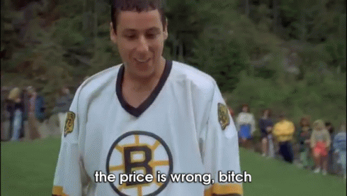 Price Is Wrong GIF - Happy Gilmore Comedy Adam Sandler GIFs