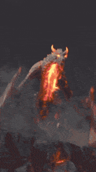 a picture of a dragon with the letters ssc in the corner