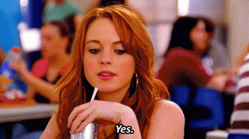 Linsday Lohan Yes GIF - Linsday Lohan Yes Mean Girls GIFs