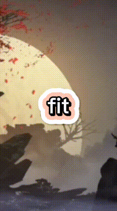 a sticker that says fit on it in a circle