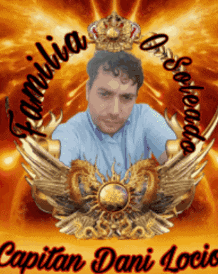 a picture of a man with the name dani locis written on it