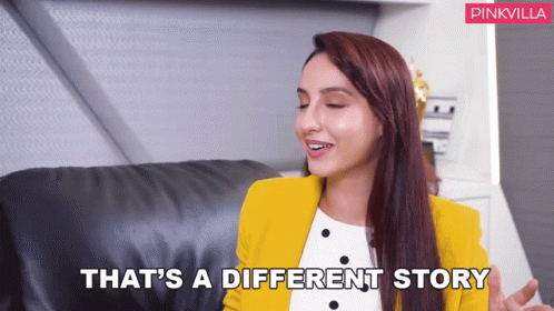 Thats A Different Story Nora Fatehi GIF - Thats A Different Story Nora Fatehi Pinkvilla GIFs